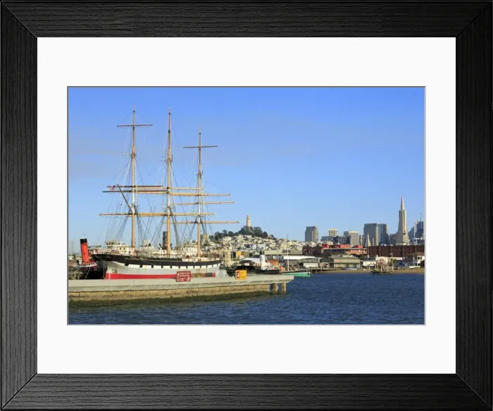 Framed Print : Maritime National Historic Park, San Francisco, California, United States of America, North America Framed Print : Maritime National Historic Park, San Francisco, California, United States of America, North America