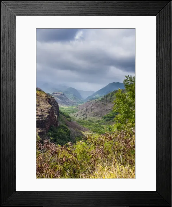 Framed Print : Hanapepe Valley lookout, Kauai, Hawaii, United States of America, Pacific Framed Print : Hanapepe Valley lookout, Kauai, Hawaii, United States of America, Pacific