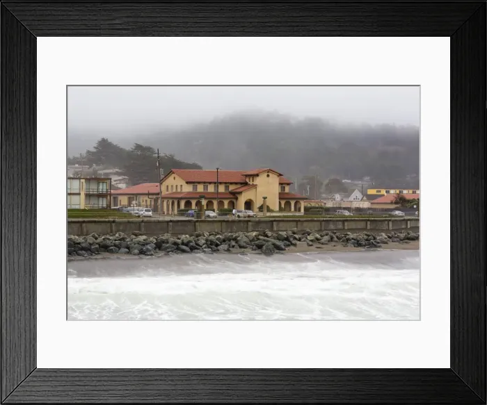 Framed Print : Stormy day in Pacifica, California, United States of America, North America Framed Print : Stormy day in Pacifica, California, United States of America, North America