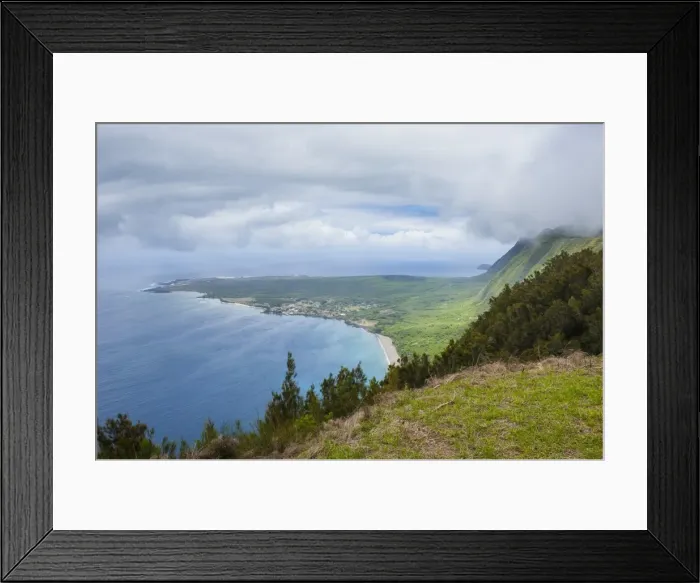 Framed Print : Kalaupapa viewpoint on the island of Molokai, Hawaii, United States of America, Pacific Framed Print : Kalaupapa viewpoint on the island of Molokai, Hawaii, United States of America, Pacific