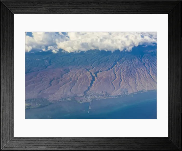 Framed Print : Aerial of Big Island, Hawaii, United States of America, Pacific Framed Print : Aerial of Big Island, Hawaii, United States of America, Pacific