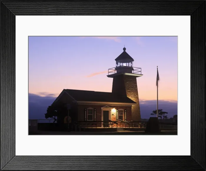 Framed Print : Lighthouse and Surfing Museum, Santa Cruz, California, United States of America, North America Framed Print : Lighthouse and Surfing Museum, Santa Cruz, California, United States of America, North America