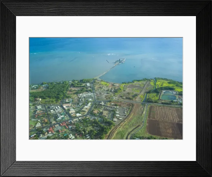 Framed Print : Aerial of the island of Molokai, Hawaii, United States of America, Pacific Framed Print : Aerial of the island of Molokai, Hawaii, United States of America, Pacific