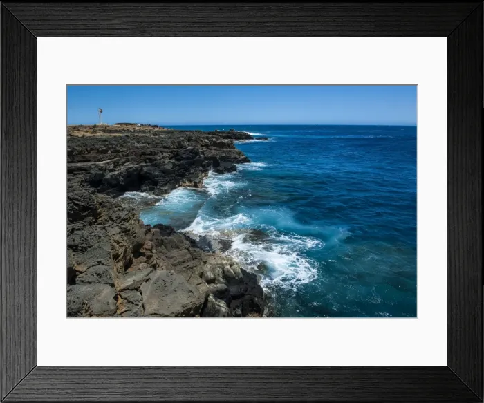Framed Print : Rocky cliffs in Kalae, South Point, the southernmost point of Big Island, Hawaii, United States of America, Pacific Framed Print : Rocky cliffs in Kalae, South Point, the southernmost point of Big Island, Hawaii, United States of America, Pacific