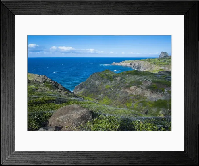 Framed Print : The rugged coastline of western Maui, Hawaii, United States of America, Pacific Framed Print : The rugged coastline of western Maui, Hawaii, United States of America, Pacific