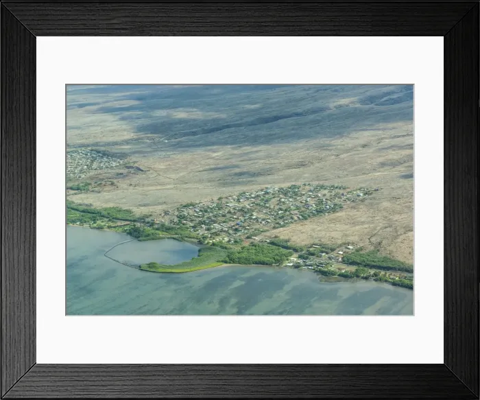 Framed Print : Aerial of the island of Molokai, Hawaii, United States of America, Pacific Framed Print : Aerial of the island of Molokai, Hawaii, United States of America, Pacific