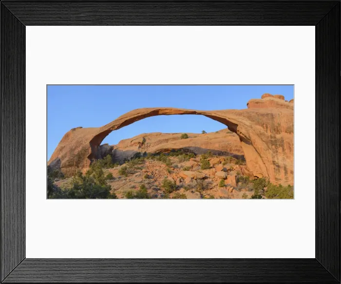 Framed Print : Landscape Arch, Devils Garden, Arches National Park, Utah, United States of America, North America Framed Print : Landscape Arch, Devils Garden, Arches National Park, Utah, United States of America, North America