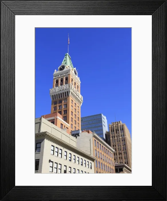 Framed Print : Tribune Tower, Oakland, California, United States of America, North America Framed Print : Tribune Tower, Oakland, California, United States of America, North America
