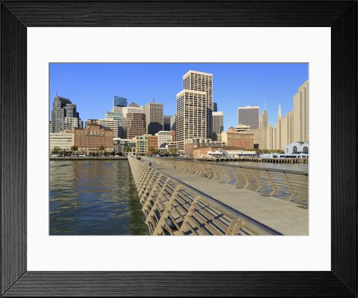 Framed Print : Pier 14 on the Embarcadero, San Francisco, California, United States of America, North America Framed Print : Pier 14 on the Embarcadero, San Francisco, California, United States of America, North America
