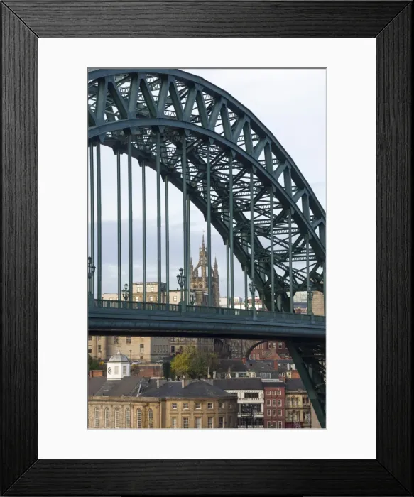 Framed Print : Lantern of the Cathedral Church of St. Nicholas, through the Tyne Bridge, Newcastle upon Tyne, Tyne and Wear, England, United Kingdom, Europe Framed Print : Lantern of the Cathedral Church of St. Nicholas, through the Tyne Bridge, Newcastle upon Tyne, Tyne and Wear, England, United Kingdom, Europe