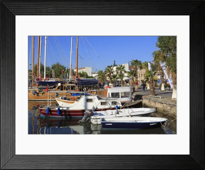 Framed Print : Boats in Bodrum Harbor, Anatolia, Turkey, Asia Minor, Eurasia Framed Print : Boats in Bodrum Harbor, Anatolia, Turkey, Asia Minor, Eurasia
