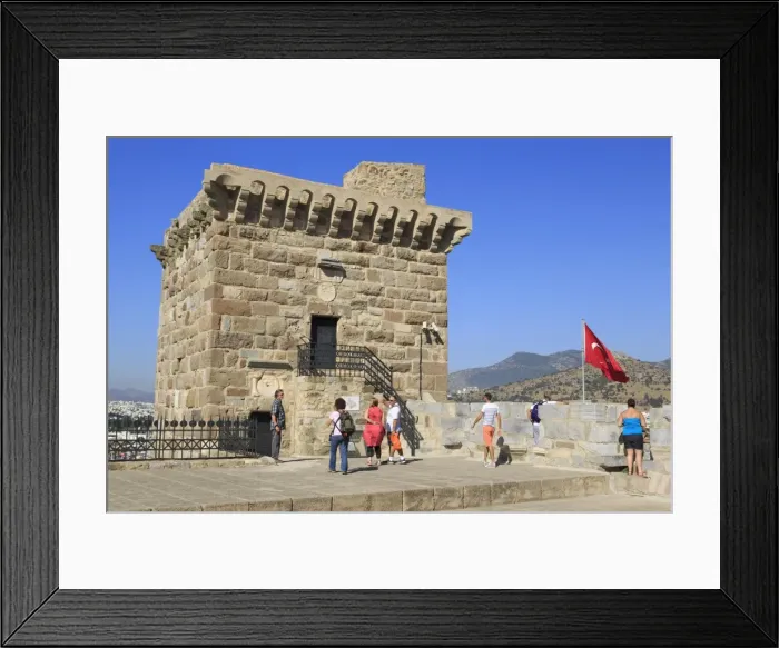 Framed Print : French Tower in Castle of St. Peter, Bodrum, Anatolia, Turkey, Asia Minor, Eurasia Framed Print : French Tower in Castle of St. Peter, Bodrum, Anatolia, Turkey, Asia Minor, Eurasia