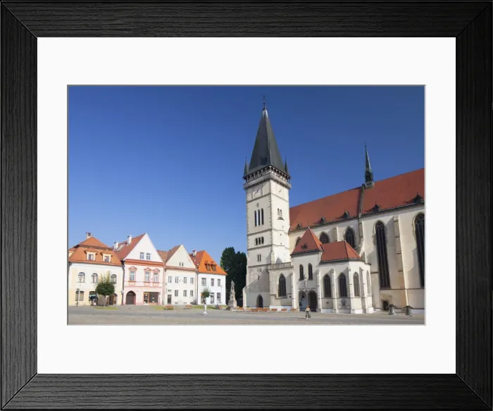 Framed Print : Basilica of St. Egidius in Radnicne Square, Bardejov, UNESCO World Heritage Site, Presov Region, Slovakia, Europe Framed Print : Basilica of St. Egidius in Radnicne Square, Bardejov, UNESCO World Heritage Site, Presov Region, Slovakia, Europe