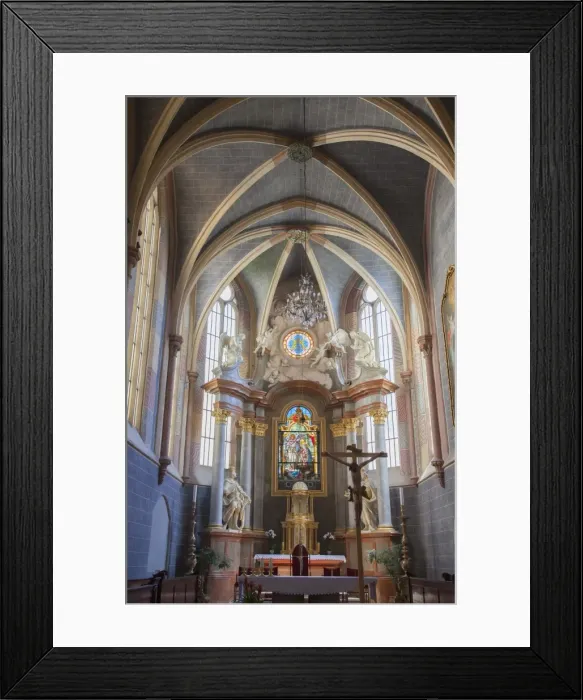 Framed Print : Interior of Franciscan Church, Bratislava, Slovakia, Europe Framed Print : Interior of Franciscan Church, Bratislava, Slovakia, Europe