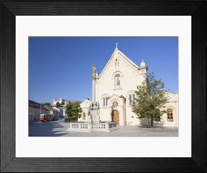 Framed Print : Capuchin Church, Bratislava, Slovakia, Europe Framed Print : Capuchin Church, Bratislava, Slovakia, Europe