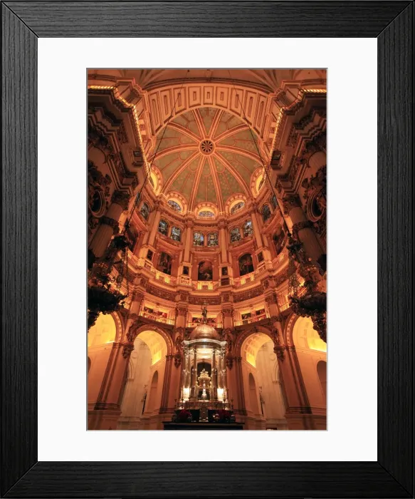 Framed Print : The altar and interior of Granada Cathedral, Granada, Andalusia, Spain, Europe Framed Print : The altar and interior of Granada Cathedral, Granada, Andalusia, Spain, Europe
