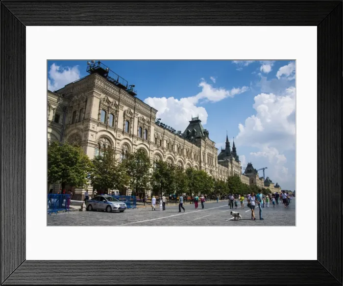 Framed Print : GUM, large department store on Red Square in Moscow, Russia, Europe Framed Print : GUM, large department store on Red Square in Moscow, Russia, Europe