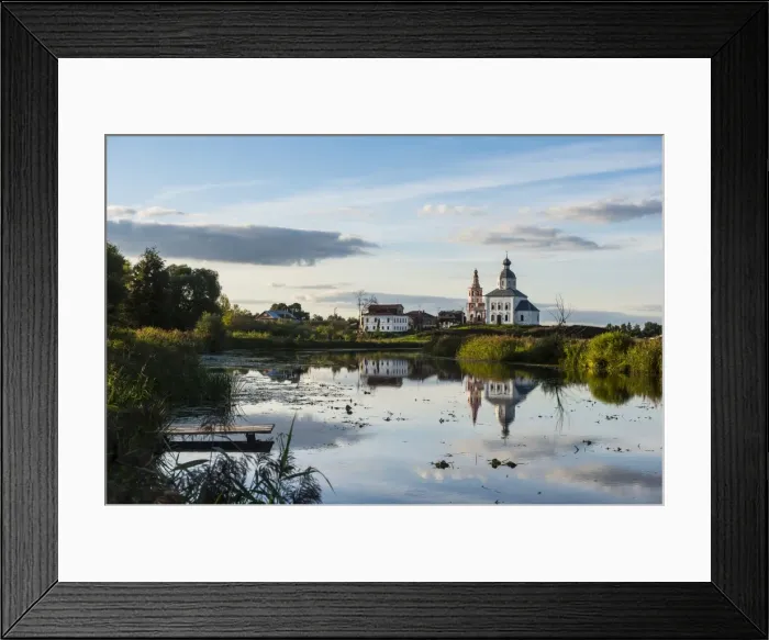 Framed Print : Abandonded church reflecting in the Kamenka River, UNESCO World Heritage Site, Suzdal, Golden Ring, Russia, Europe Framed Print : Abandonded church reflecting in the Kamenka River, UNESCO World Heritage Site, Suzdal, Golden Ring, Russia, Europe