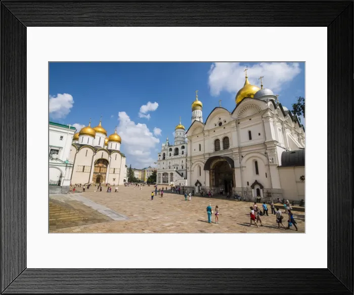 Framed Print : Archangel and Assumption Cathedral on Sabornaya Square, The Kremlin, UNESCO World Heritage Site, Moscow, Russia, Europe Framed Print : Archangel and Assumption Cathedral on Sabornaya Square, The Kremlin, UNESCO World Heritage Site, Moscow, Russia, Europe