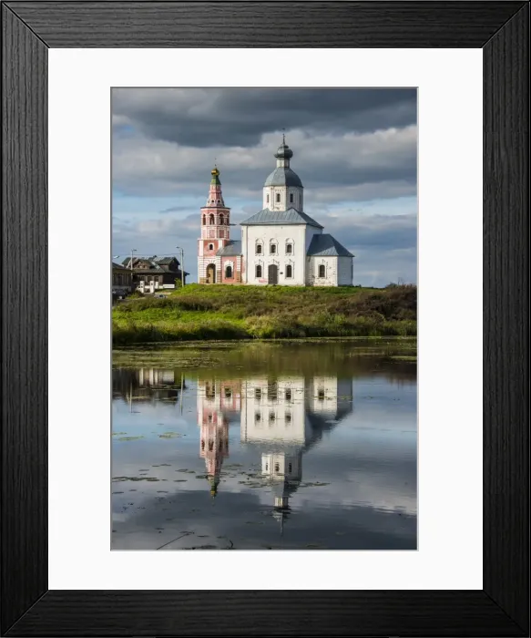 Framed Print : Abandonded church reflecting in the Kamenka River in the UNESCO World Heritage Site, Suzdal, Golden Ring, Russia, Europe Framed Print : Abandonded church reflecting in the Kamenka River in the UNESCO World Heritage Site, Suzdal, Golden Ring, Russia, Europe