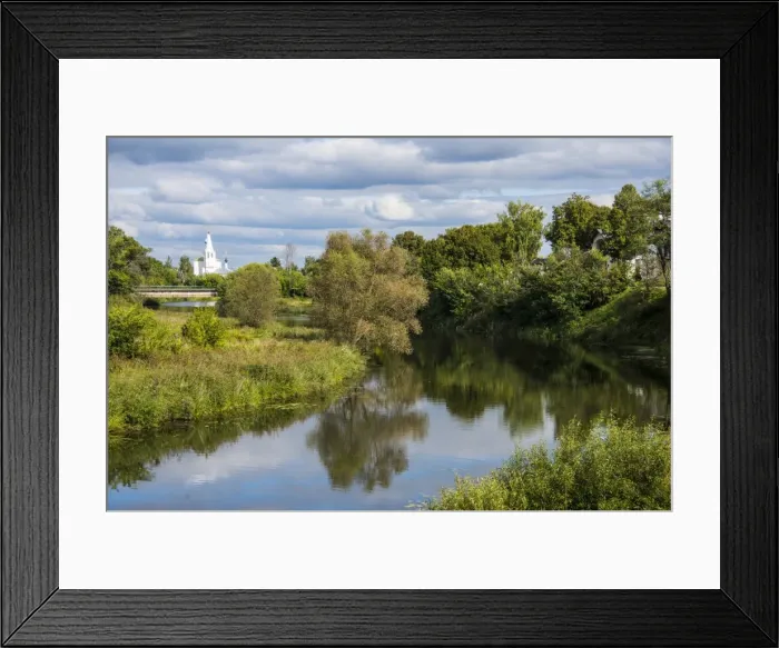 Framed Print : The Kamenka River flowing through Suzdal, Golden Ring, Russia, Europe Framed Print : The Kamenka River flowing through Suzdal, Golden Ring, Russia, Europe