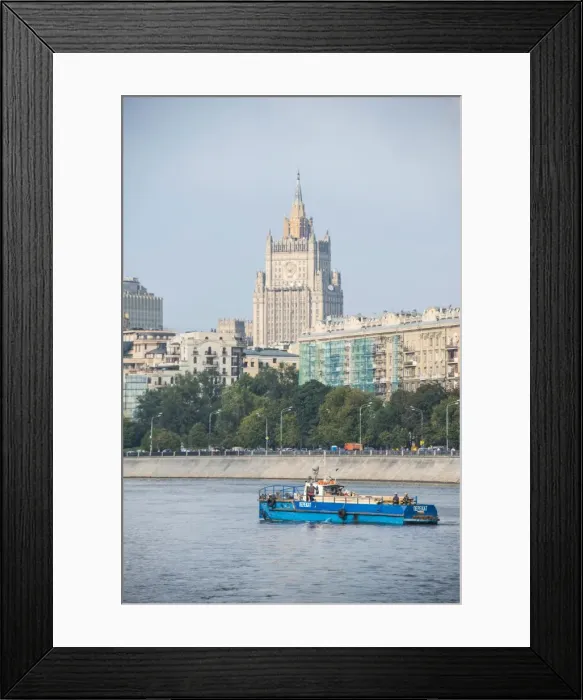 Framed Print : Moscow seen from a river cruise along the Moskva River (Moscow River), Moscow, Russia, Europe Framed Print : Moscow seen from a river cruise along the Moskva River (Moscow River), Moscow, Russia, Europe