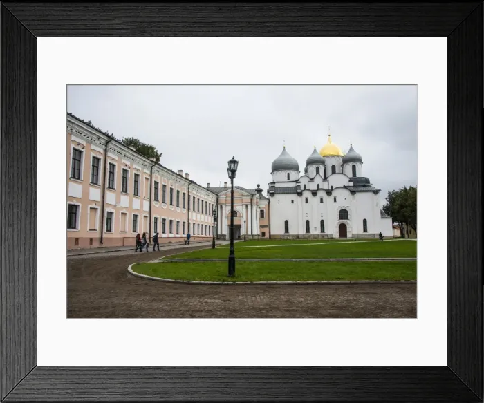Framed Print : Cathedral of St. Sophia, UNESCO World Heritage Site, Novgorod, Russia, Europe