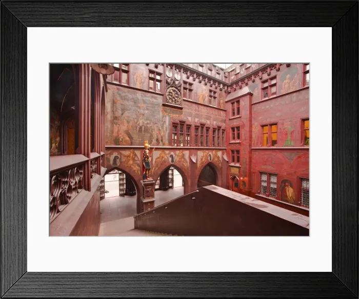 Framed Print : The Rathaus (Town Hall) that dominates the Marktplatz in Basel, Switzerland, Europe Framed Print : The Rathaus (Town Hall) that dominates the Marktplatz in Basel, Switzerland, Europe