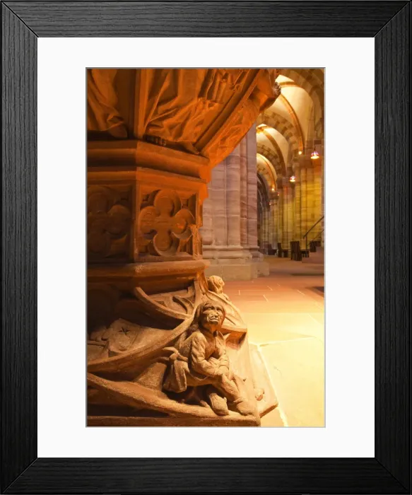Framed Print : The font in Basel Munster(Minster) cathedral, Basel, Switzerland, Europe Framed Print : The font in Basel Munster(Minster) cathedral, Basel, Switzerland, Europe