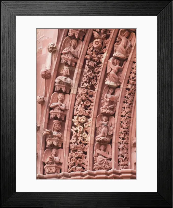 Framed Print : The tympanum on Basel Munster (Minster) cathedral, Basel, Switzerland, Europe Framed Print : The tympanum on Basel Munster (Minster) cathedral, Basel, Switzerland, Europe