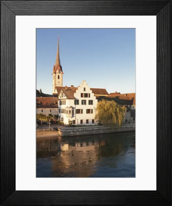 Framed Print : Monastery of St. Georgen, Stein am Rhein, Canton Schaffhausen, Switzerland, Europe Framed Print : Monastery of St. Georgen, Stein am Rhein, Canton Schaffhausen, Switzerland, Europe