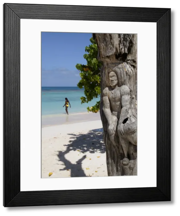 Framed Print : Wooden tree sculpture, Long Bay, Antigua, Leeward Islands, West Indies, Caribbean, Central America Framed Print : Wooden tree sculpture, Long Bay, Antigua, Leeward Islands, West Indies, Caribbean, Central America