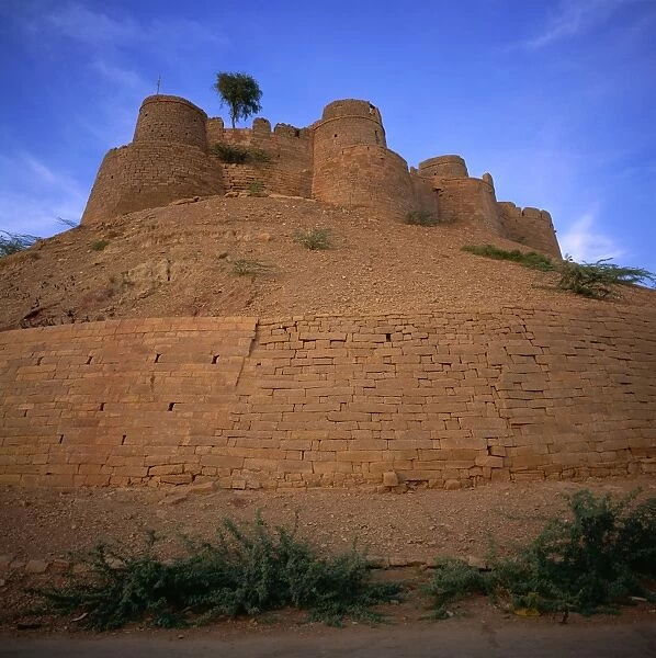 The 12th century desert fort, Jaisalmer, Rajasthan state, India, Asia