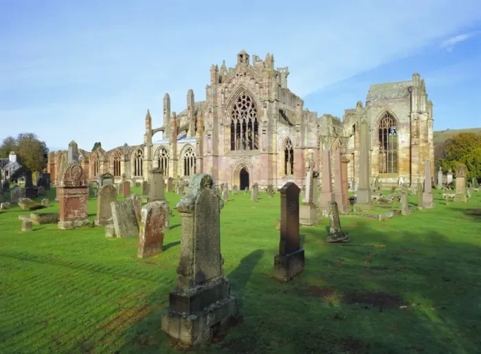 Framed Print : 12th Century Melrose Abbey Framed Print : 12th Century Melrose Abbey