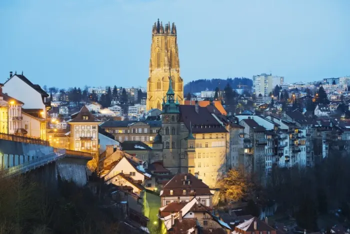 Framed Print : The 13th century Gothic church, St. Nicolas Cathedral, Fribourg, Switzerland, Europe Framed Print : The 13th century Gothic church, St. Nicolas Cathedral, Fribourg, Switzerland, Europe