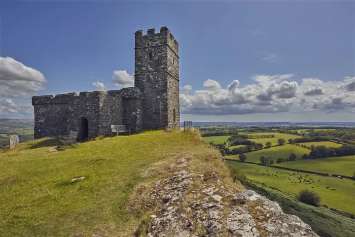 Framed Print : The 13th century St. Michaels Church, on the summit of Brent Tor, a major landmark Framed Print : The 13th century St. Michaels Church, on the summit of Brent Tor, a major landmark