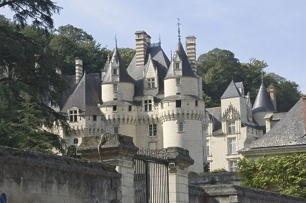 The 15th century Chateau d Usse, supposedly the inspiration for Charles Perrraults Sleeping Beauty, Indre-et-Loire, Loire Valley