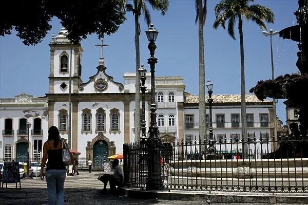 The 16 do novembro Square in the Pelourinho district, Salvador de Bahia