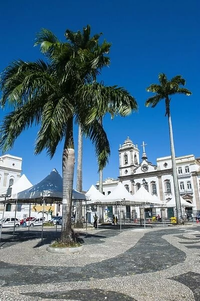 16 do novembro Square in the Pelourinho, UNESCO World Heritage Site, Salvador da Bahia, Bahia, Brazil, South America