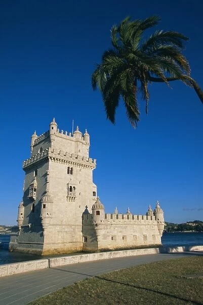 The 16th century Belem Tower (Torre de Belem)