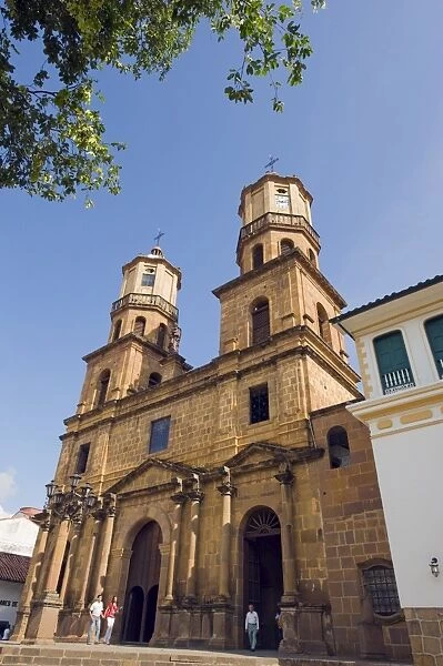 The 18th century cathedral, San Gil, Colombia, South America