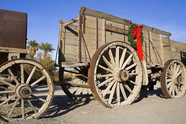 20 Mule Team Wagon in Death Valley National Park, California, United States of America, North America
