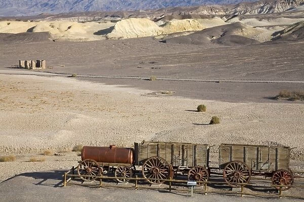 20 Mule Team Wagon at the Harmony Borax Works, Death Valley National Park, California, United States of America, North America