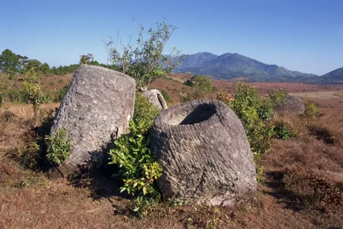 Framed Print : The 2000 year old Plain of Jars Framed Print : The 2000 year old Plain of Jars