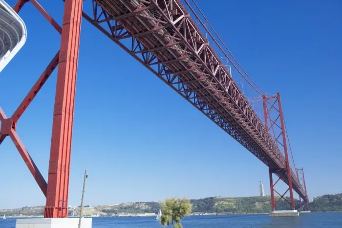 Framed Print : 25th April bridge over the Tagus river Framed Print : 25th April bridge over the Tagus river