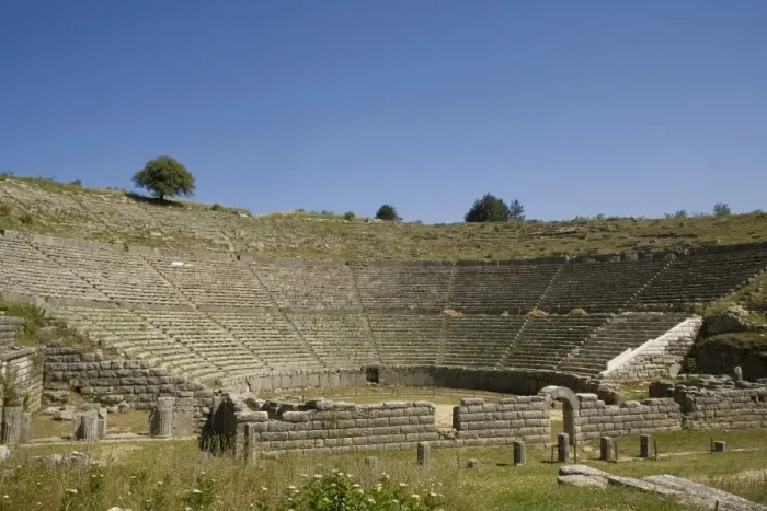Framed Print : The 3rd century BC Theatre, Dodona, Epiros, Greece, Europe