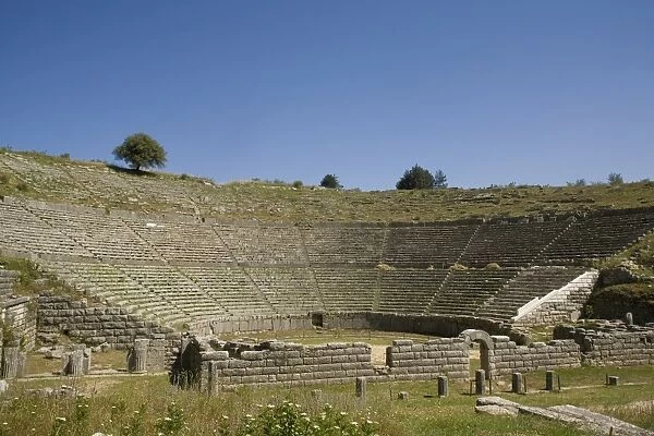 The 3rd century BC Theatre, Dodona, Epiros, Greece, Europe