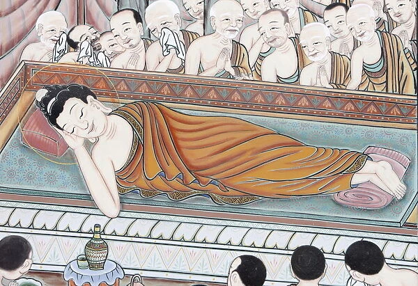 After 45 years of teaching the Dharma, the Buddha passed into Parinirvana
