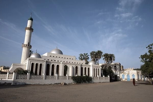The 500 year old Sheikh Hanafi Mosque on Massawa Island, Eritrea, Africa