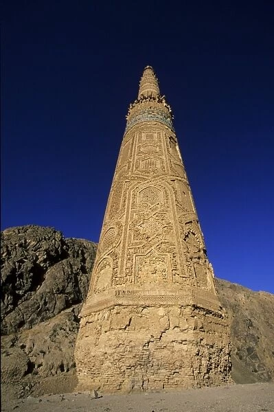 The 65 metre tall Minaret of Jam, built by Sultan Ghiyat Ud-Din Muhammad ben San